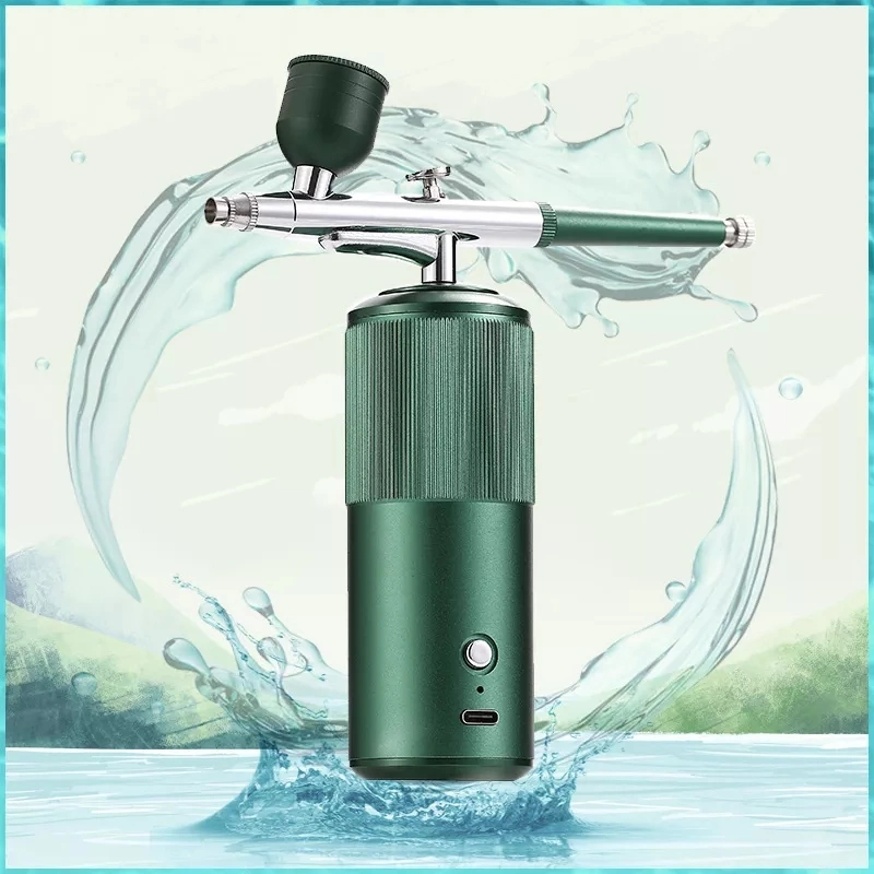 High Quality Makeup Sprayer Professional Super Nano Mist Hydrogen Ion Oxygen Injection Facial Skin Care Airbrush Oxygen Injector