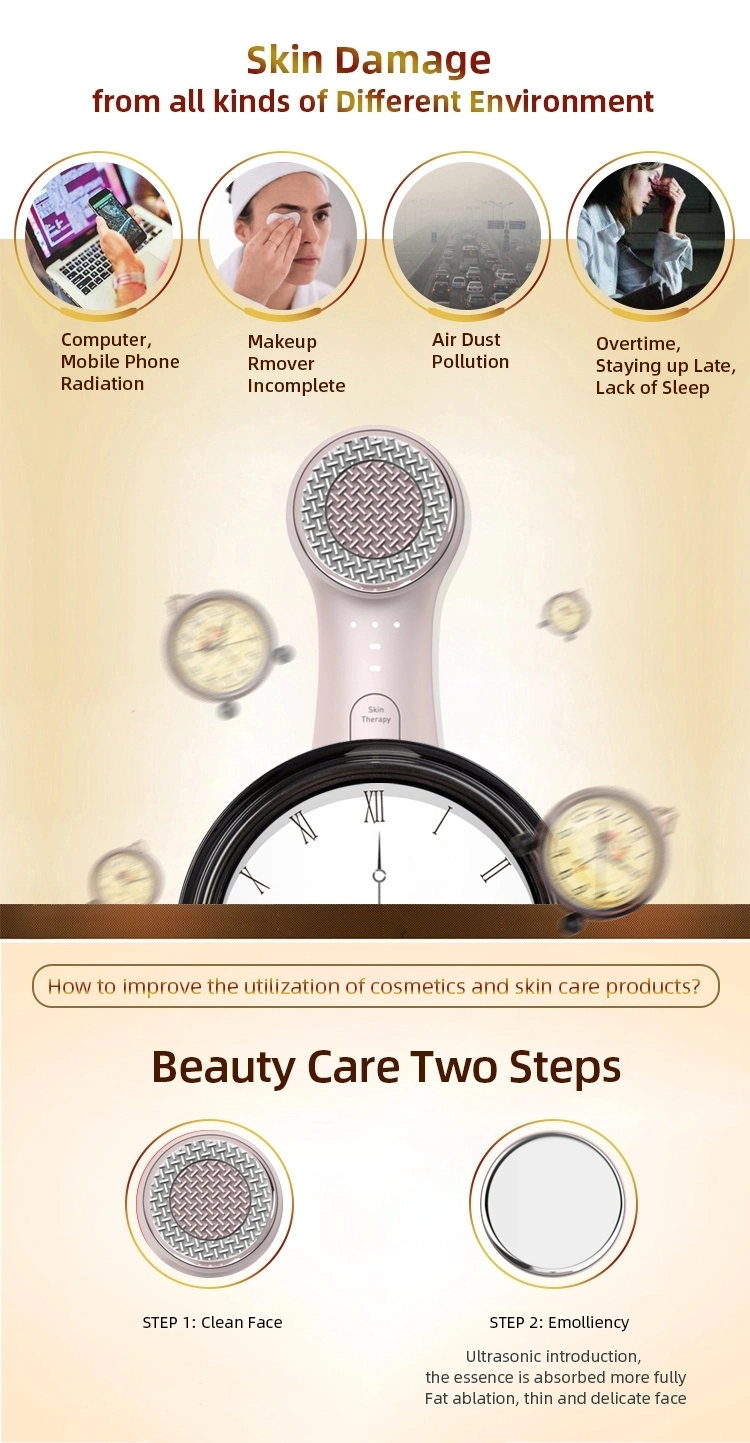 Home Use Product 2021 Beauty Care Imported Waterproof 2 in 1 Face Cleaning Brush Devices