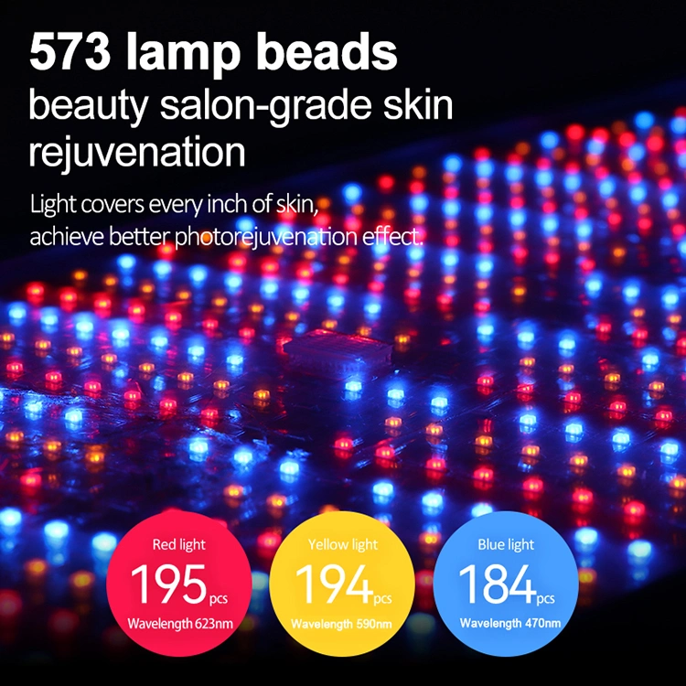 Newest 7 Colors LED Light Therapy Machine with Foldable Design PDT Therapy Beauty Salon